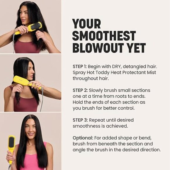 Drybar The Brush Crush Heated Straightening Brush - Picture 3 of 5